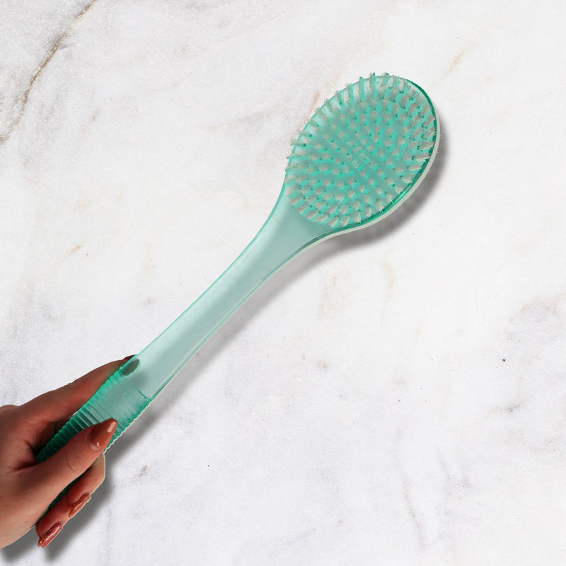 Load image into Gallery viewer, Bath fun badborstel frosted 3 kleuren assorti
