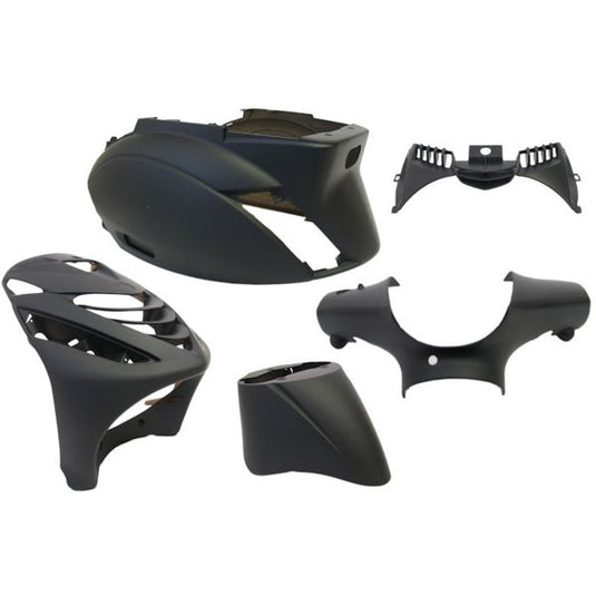Edge plaatset 5-delig voor piaggio zip-sp vanaf bouwjaar 2000 - mat zwart