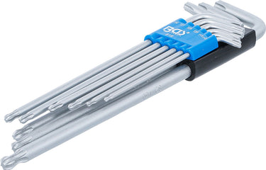 Bgs technic l-type wrench set extra long for t-star 9 pieces