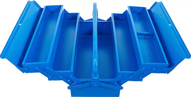 Bgs technic metal tool box with 5 compartments (empty)
