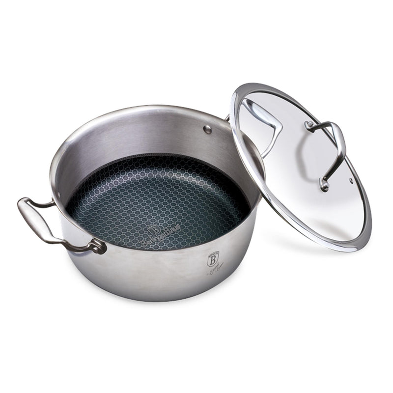 Load image into Gallery viewer, Berlingerhaus kookpan 20 cm rvs 2,4l eternal collection met eterna coating geschikt voor alle warmetbronnen ook inductie en oven
