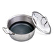 Berlingerhaus kookpan 20 cm rvs 2,4l eternal collection met eterna coating geschikt voor alle warmetbronnen ook inductie en oven