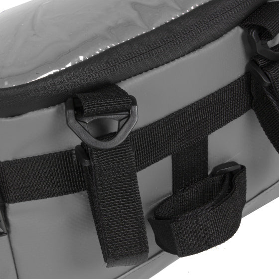 Load image into Gallery viewer, Bike carbon waterafstotende stuurtas met schouderhengsel 5l grijs
