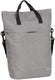 Bike drops shopper fietstas met schouderhengsel nylon 12l grijs