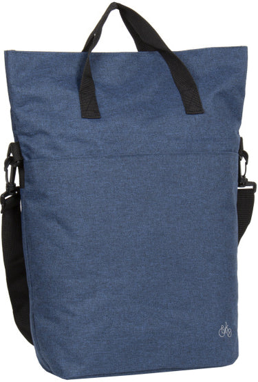 Bike drops shopper fietstas met schouderhengsel nylon 12l navy