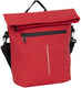 Bike splash waterafstotende stuurtas met schouderhengsel 6l rood