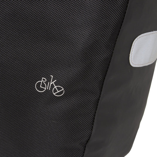 Bike wave fietsschoudertas nylon 12l zwart