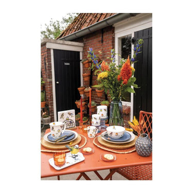 Ambiente dubbelwandig glas bird species white