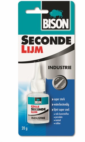 Bison secondelijm industrie crd 20g*12 nl - 1490154