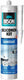 Bison siliconenkit wit koker 300 ml - waterbestendige kit, sanitaire afdichting, ongevoelig voor schimmel, kleurvast, blijvend elastisch, makkelijk te verwerken