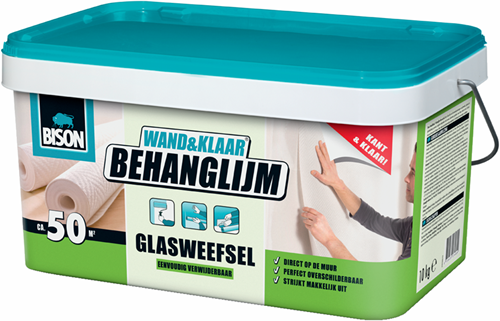 Afbeelding laden in galerijviewer, Bison wand klaar® behanglijm glasweefsel emmer | 10 kg - 6302988
