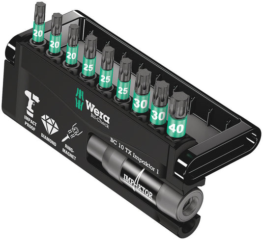 Imp wera bit-check 10 tx aktor 1, 10 -delig - 1 stuk(s) - 05057688001