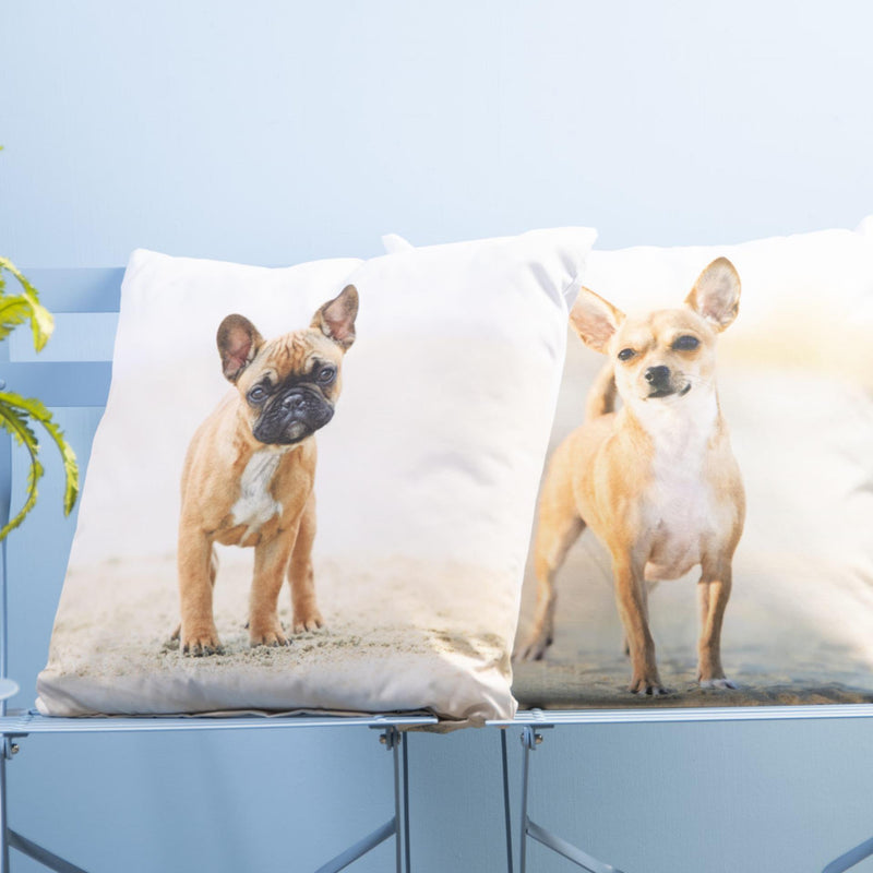 Afbeelding laden in galerijviewer, Esschert design buitenkussen hond
