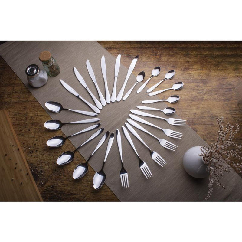 Load image into Gallery viewer, Blaumann bestekset 24dlg rvs mirror
