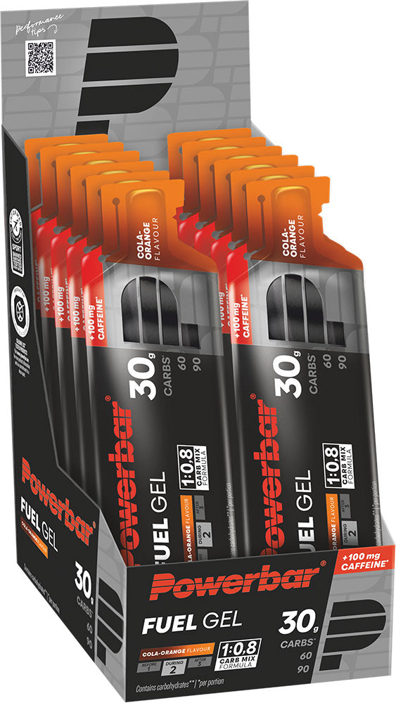 Load image into Gallery viewer, Powerbar black line fuel gel 30 12x50ml
