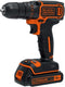 Black+decker bdcdc18 18v 1.5ah schroefboor - 1 snelh | 1x 18v 1.5ah accu + 200ma lader - bdcdc18-qw
