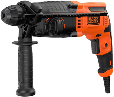 Black+decker behs01 650w 1.4j sds+ boorhamer | zijhandgreep | dieptestop | 6mm en 8mm betonboor | boorkopadapter - behs01-qs