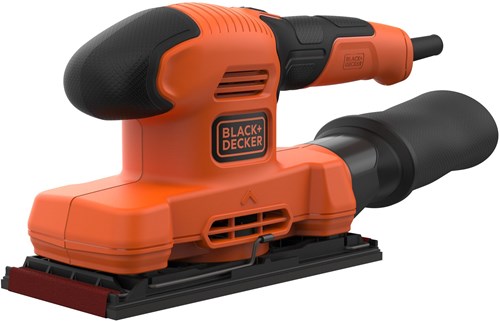 Afbeelding laden in galerijviewer, Black+decker 150w 1 3 vel vlakschuurmachine bew220-qs (oranje zwart)
