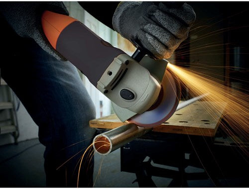 Load image into Gallery viewer, Black+decker kg1202k 1200w 125mm haakse slijper | 125mm beschermkap | zijhandgreep | in koffer - kg1202k-qs
