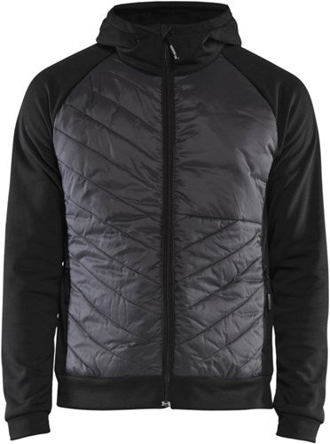 Blåkläder hybride sweater 34632526 | zwart donkergrijs | maat xs - 7330509713518