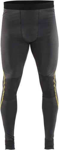Blåkläder lange onderbroek 100% merino xlight 18441734 | donkergrijs geel | maat 4xl - 7330509595107