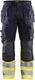 Blåkläder multinorm werkbroek inherent 14891512 | marine high vis geel | maat 62 - 7330509627402