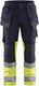 Blåkläder multinorm werkbroek inherent met stretch 14871512 | marine high vis geel | maat 64 - 7330509662267