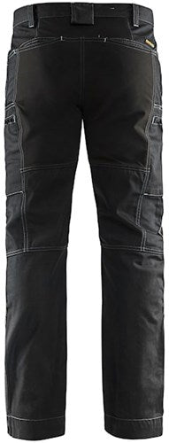 Blåkläder service werkbroek denim stretch 14591142 | zwart | maat 50 - 7330509486122