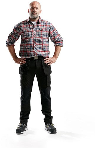 Blåkläder service werkbroek stretch 14691845 | zwart | maat 52 - 7330509509197