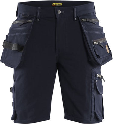 Blåkläder short 4-weg stretch x1900 19881644 | donker marineblauw zwart | maat 44 - 7330509687635