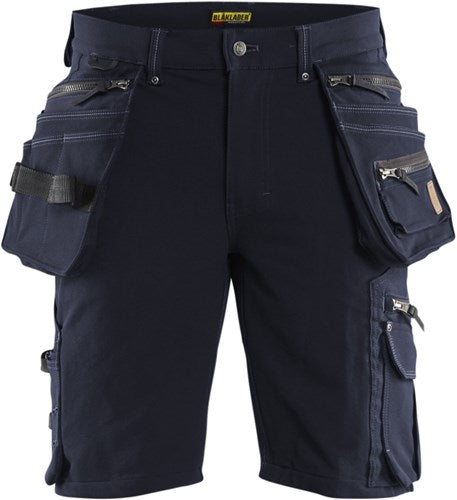 Blåkläder short 4-weg stretch x1900 19881644 | donker marineblauw zwart | maat 48 - 7330509687659
