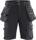 Blåkläder short 4-weg stretch x1900 19881644 | donkergrijs zwart | maat 50 - 7330509687741