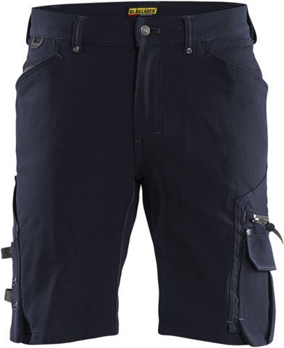 Blåkläder short 4-weg stretch x1900 zonder spijkerzakken 19871644 | donker marineblauw zwart | maat 54 - 7330509688328