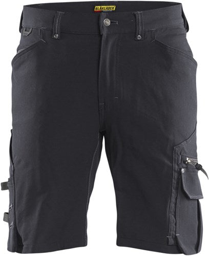 Blåkläder short 4-weg stretch x1900 zonder spijkerzakken 19871644 | donkergrijs zwart | maat 50 - 7330509688380
