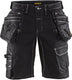 Blåkläder short denim stretch x1900 19921141 | zwart | maat 58 - 7330509534236