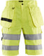 Blåkläder short high-vis 15351811 | high vis geel | maat 58 - 7330509568453