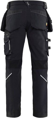 Blåkläder werkbroek 4-weg stretch x1900 19981644 | zwart | maat c54 - 7330509657775
