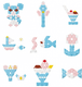 Boosterbox laq - sweet collection sky blue