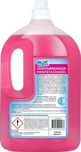 Hg blue wonder professioneel sanitairreiniger 3000ml - 10910623