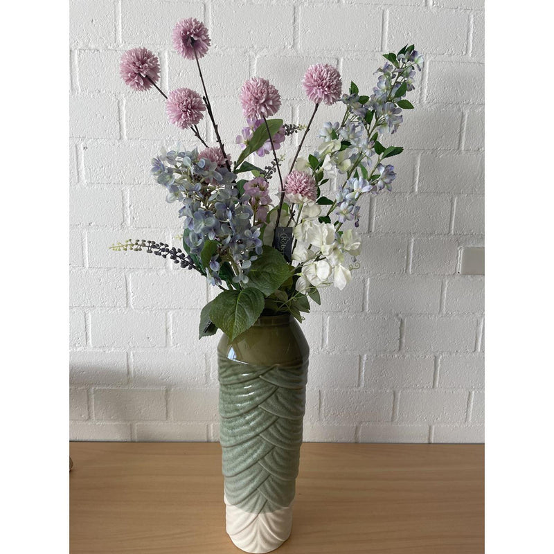 Load image into Gallery viewer, Roberts collection kunstbloem sweet pea spray 76cm wit
