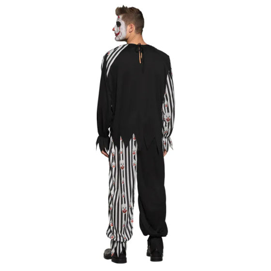 Load image into Gallery viewer, Boland Bloody clown kostuum unisex zwart wit maat 54 56 (XL)
