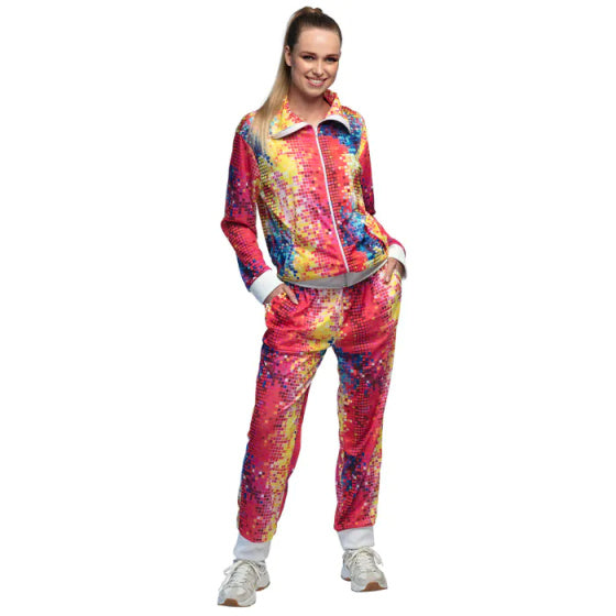 Load image into Gallery viewer, Boland Disco Babe Trainingspak Dames Multicolor maat XL
