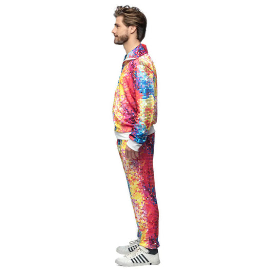 Boland Disco dude trainingspak heren multicolor maat L