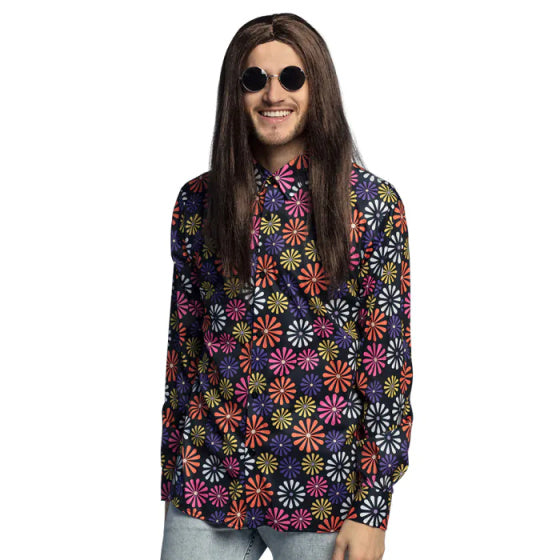 Load image into Gallery viewer, Boland Flower Shirt Heren Polyester maat L

