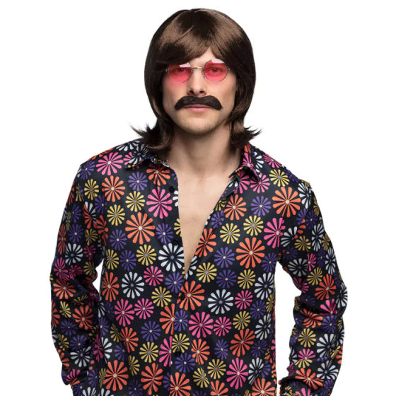Load image into Gallery viewer, Boland Flower Shirt Heren Polyester maat L
