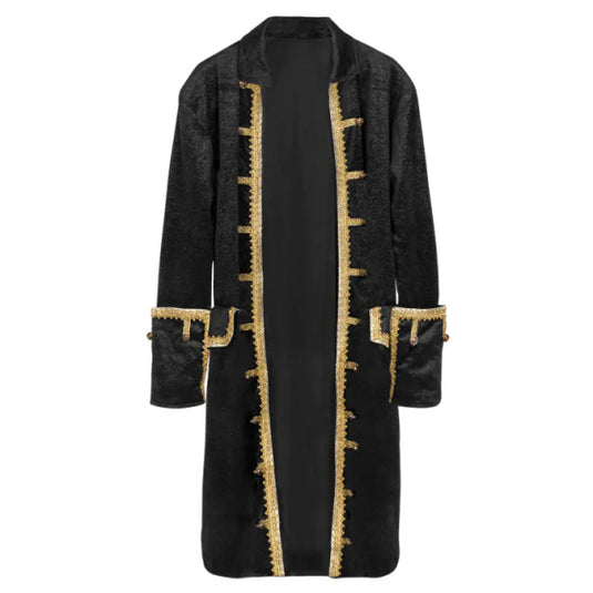 Boland Piratenjas Heren Polyester Zwart Goud Maat 52