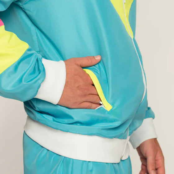 Load image into Gallery viewer, Boland Retro Trainingspak Heren Polyester Blauw maat XXL
