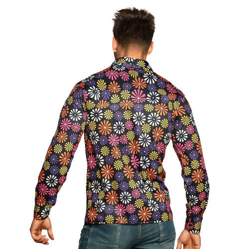Load image into Gallery viewer, Boland Flower Shirt Heren Polyester maat L
