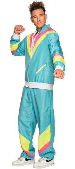 Load image into Gallery viewer, Boland Retro Trainingspak Heren Polyester Blauw maat XXL
