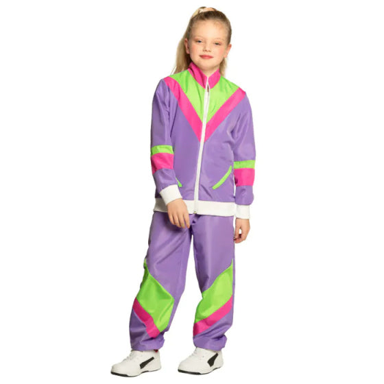 Load image into Gallery viewer, Boland Trainingspak Retro Junior Polyester mt 10-12 Jaar
